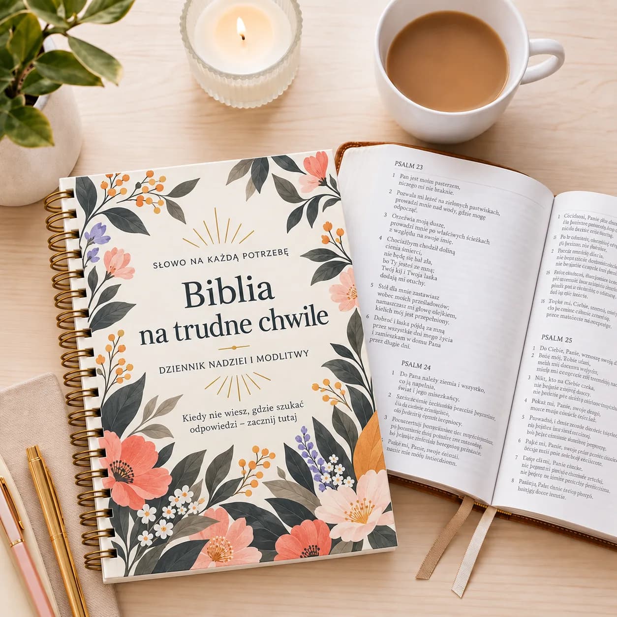 Biblia na trudne chwile — dziennik nadziei i modlitwy