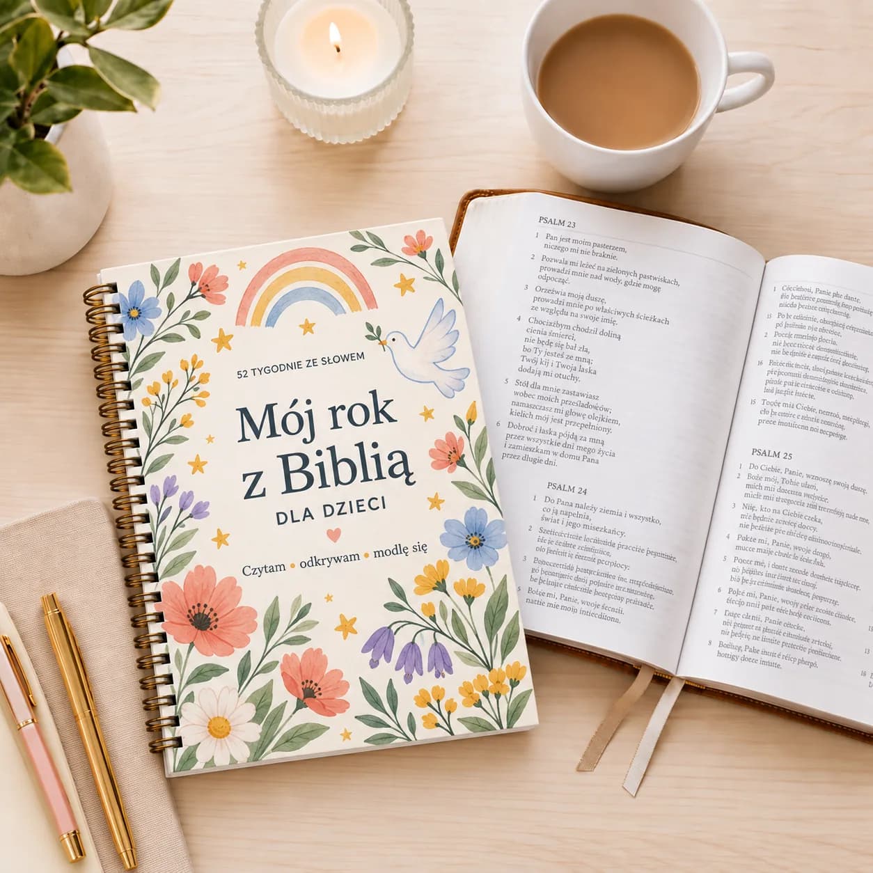 Mój rok z Biblią dla dzieci — dziennik odkrywania Słowa