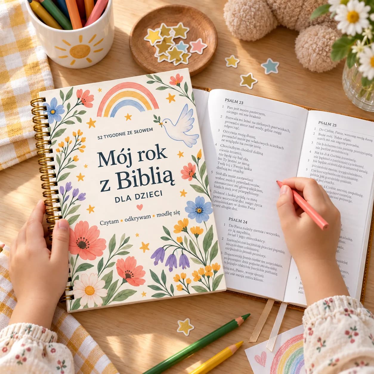 Mój rok z Biblią dla dzieci — dziennik odkrywania Słowa